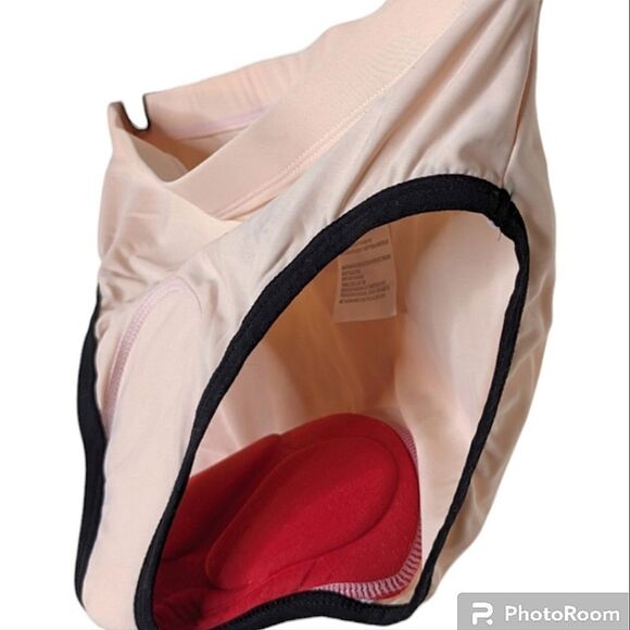 BALEAF Padded Biking Briefs Peach size L - Picture 3 of 5